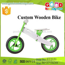 2015 Popular Custom Design Riding Toy brinquedos de madeira para crianças de bicicleta